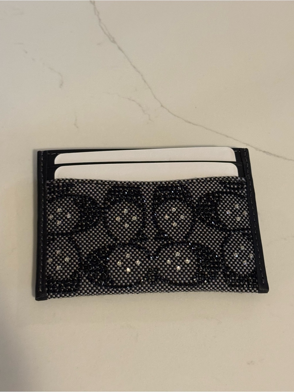 Coach Essential Card Case
In Black Crystal Signature Jacquard - Picture 6 of 7